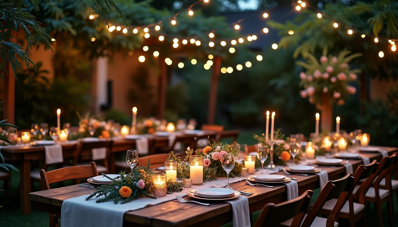 organisez un mariage inoubliable à la maison : conseils, idées déco et astuces pratiques pour une célébration intime et personnalisée chez vous.